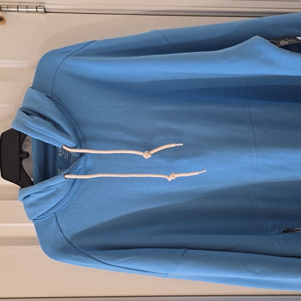 XERSION BRAND MEN'S BIG AND TALL BLUE PULLOVER HOODIE SIZE XXL